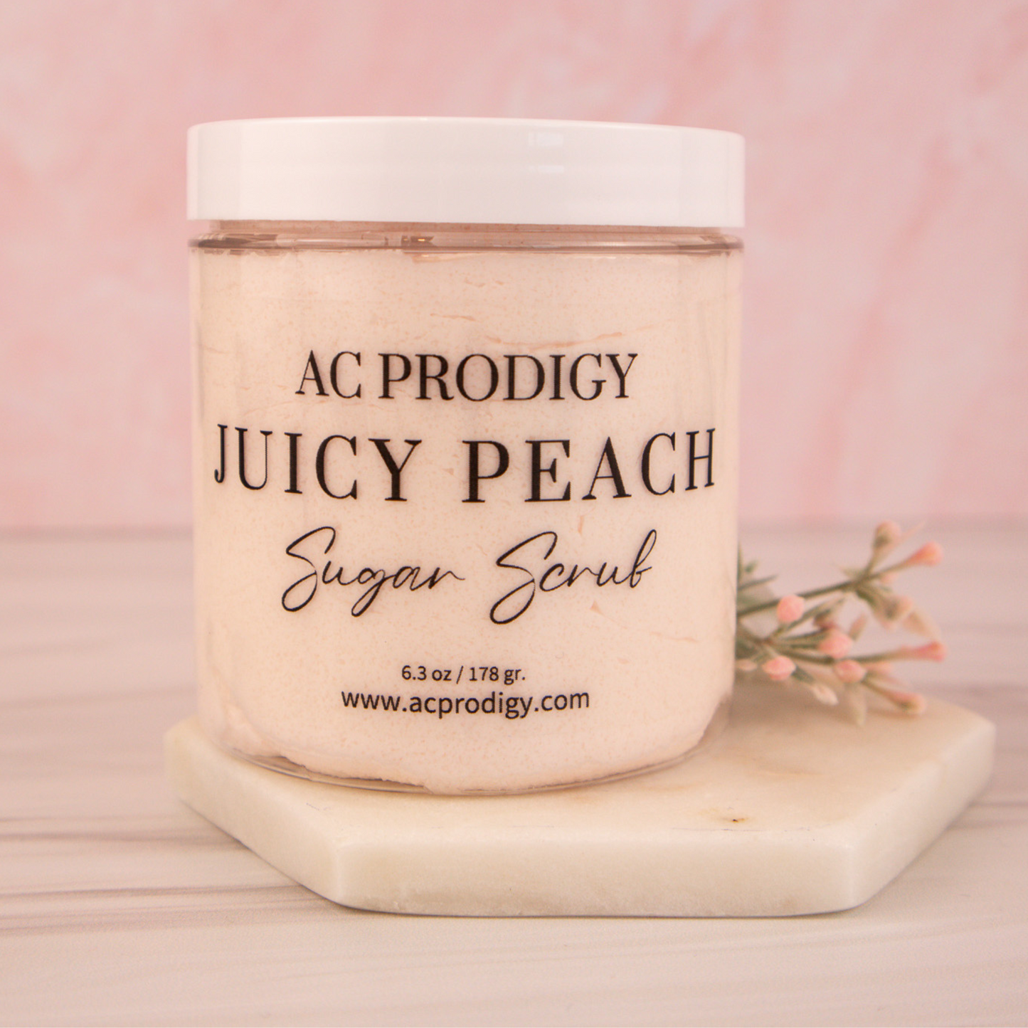 Juicy Peach Whipped Sugar Scrub